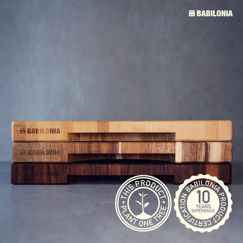 BABILONIA gift packaging with organic oil included for immediate use and care