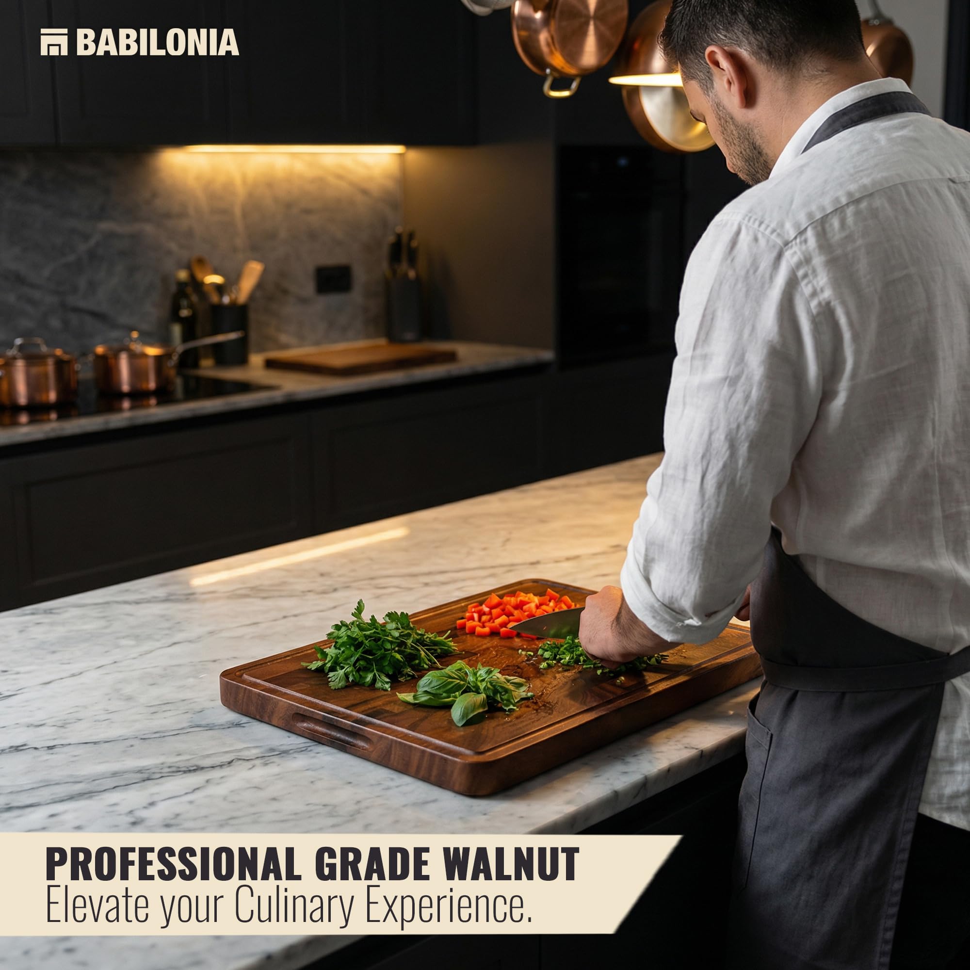 BABILONIA pre-oiled finish detail showcasing ready-to-use, low-maintenance sheen