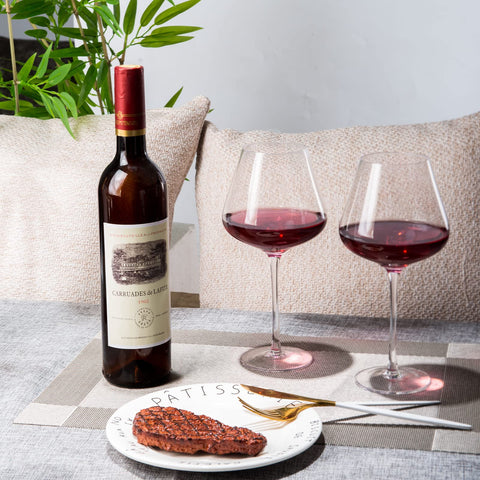BACLIFE glasses on dinner table creating elegant entertaining atmosphere