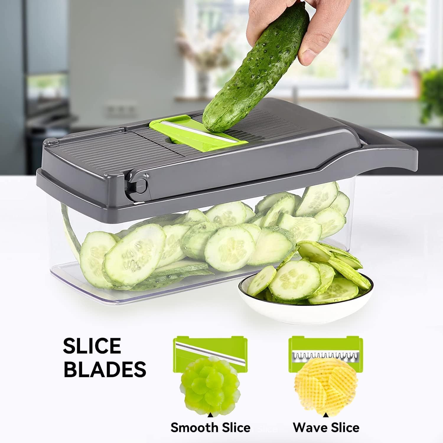 Badelite chopping onions over a bowl to speed up meal prep