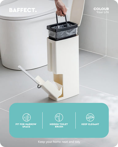 Baffect removable inner bin lifted out for easy emptying and cleaning