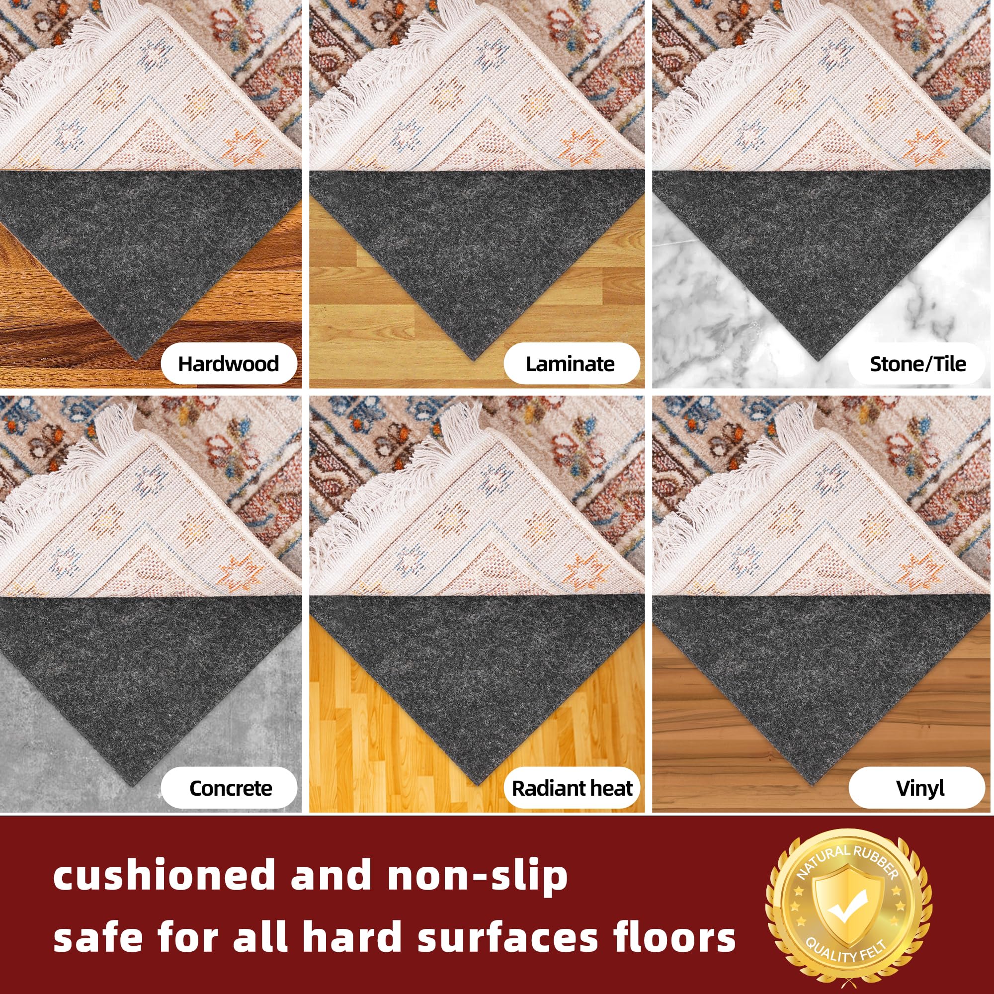 BAGAIL BASICS pad next to ruler and foot to show scale