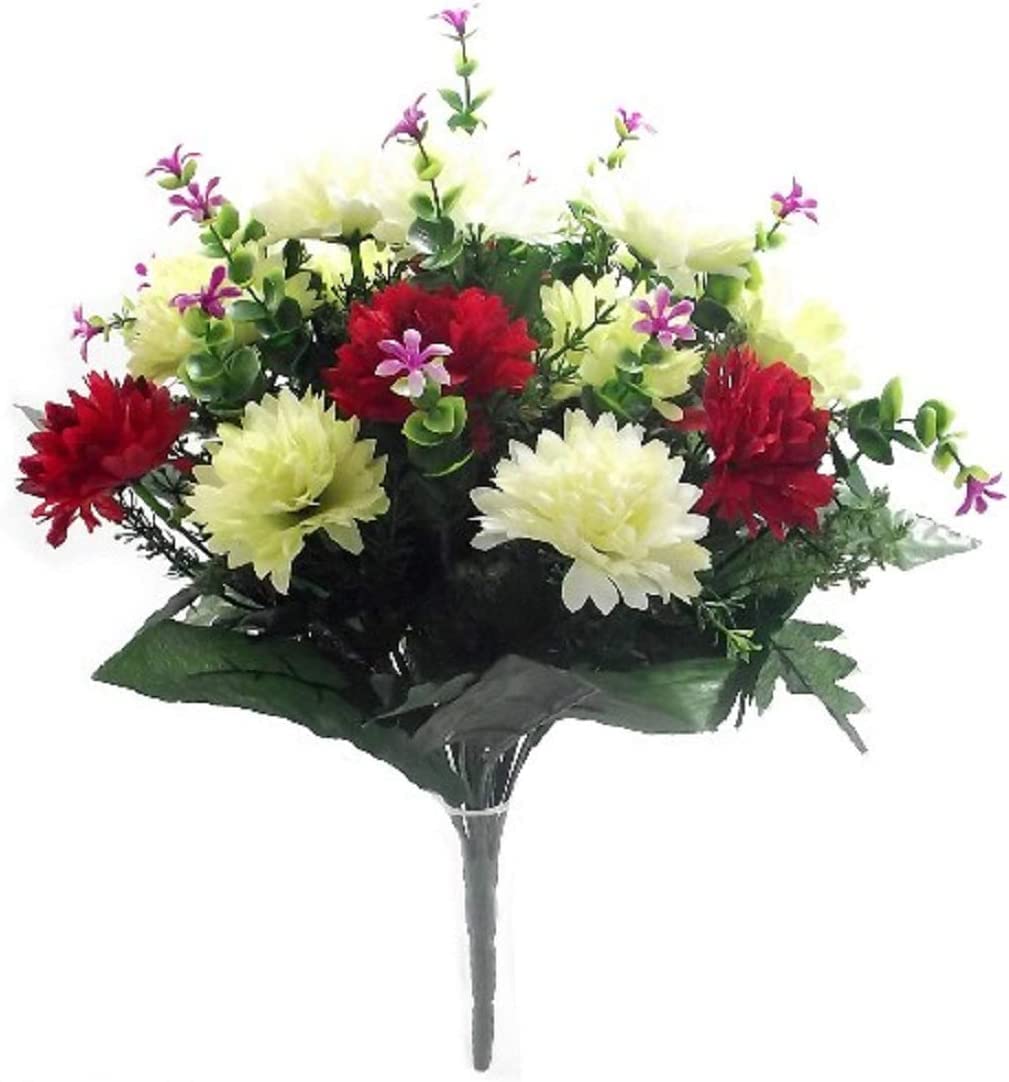 Bagari Store front view of mixed bush set showing colors and shape for instant decoration