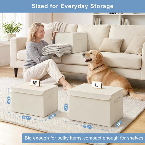 Bagnizer filled with blankets to show large capacity and bulky item storage benefit