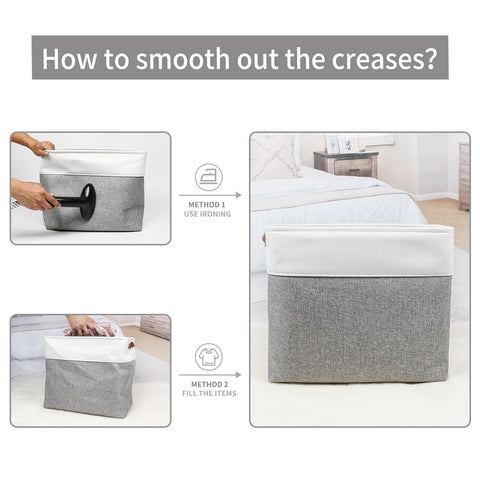 Bagnizer folded flat in packing showing collapsible design and easy storage benefit