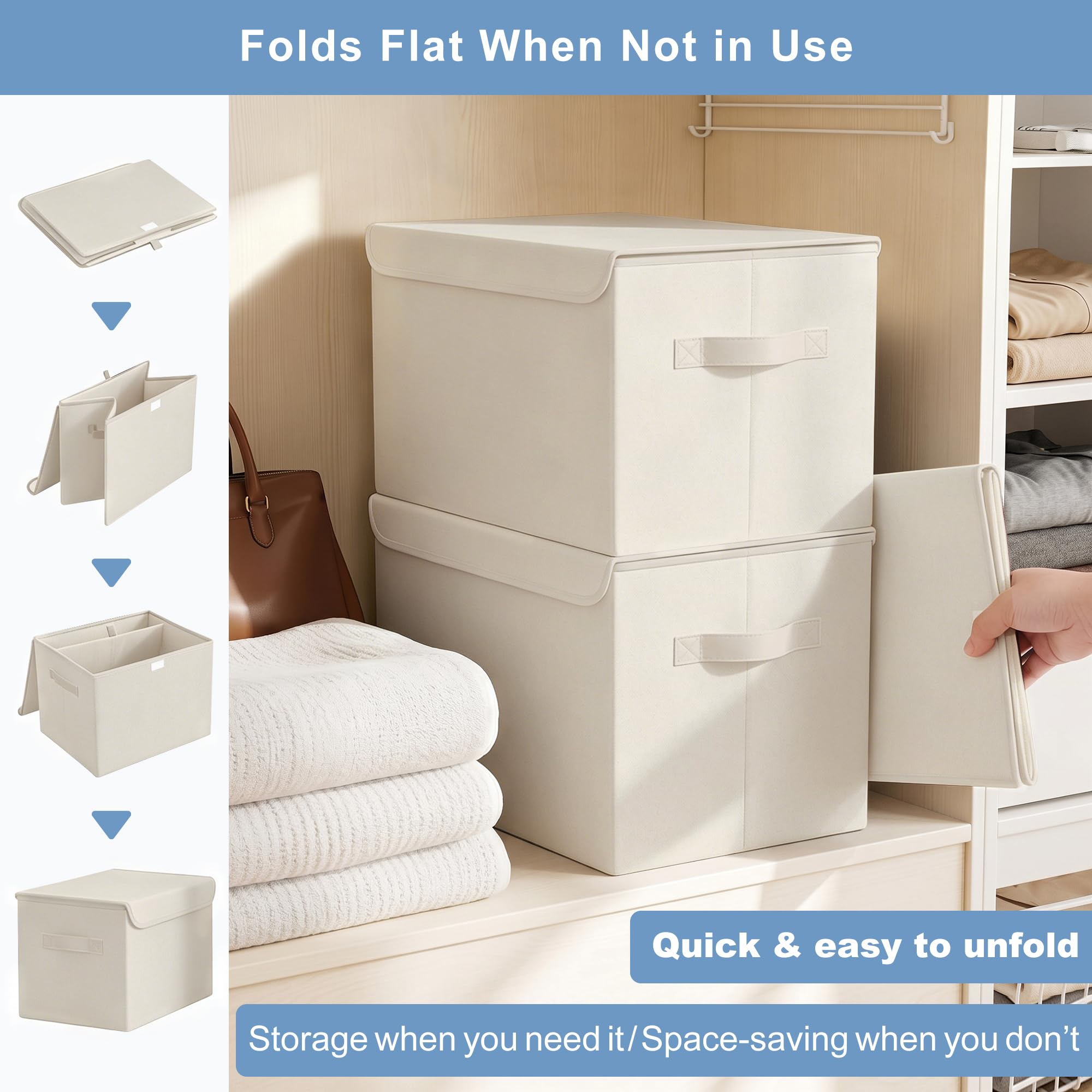 Bagnizer folded flat demonstrating compact storage when bins are not in use benefit