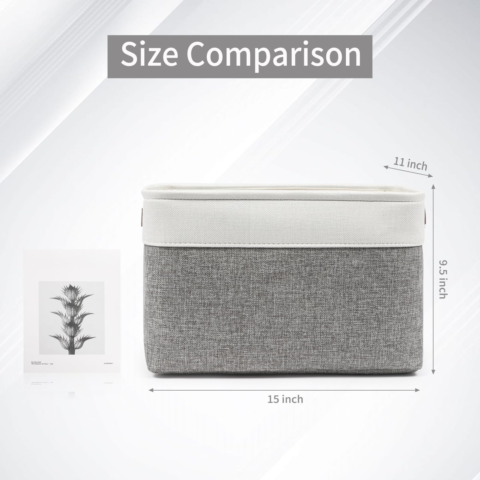 Bagnizer folded flat for compact storage saving space
