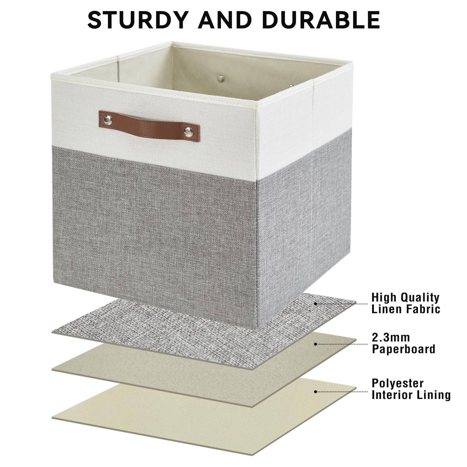 Bagnizer folded flat stacked for compact storage and easy seasonal stowing