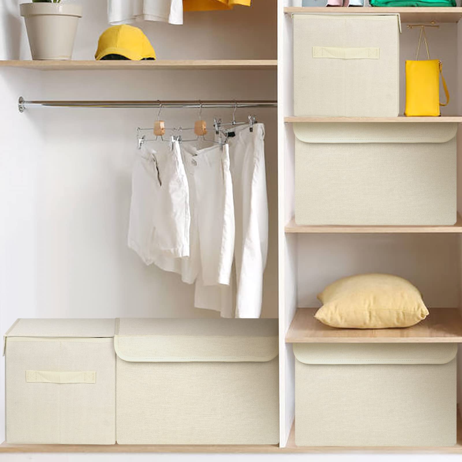 Bagnizer label pocket detail showing easy identification and organization benefit