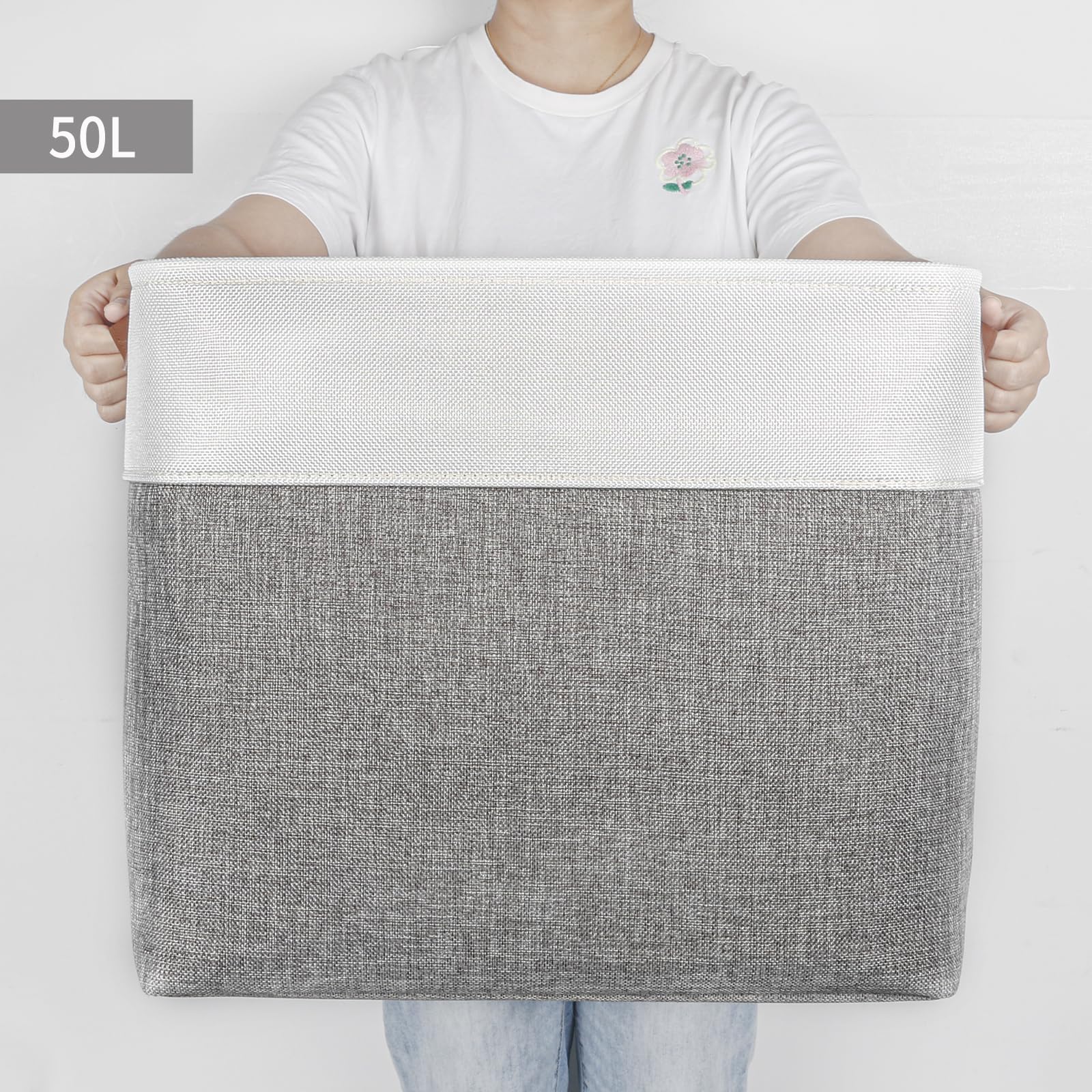 Bagnizer sliding under bed showing compact scale and hidden storage benefit