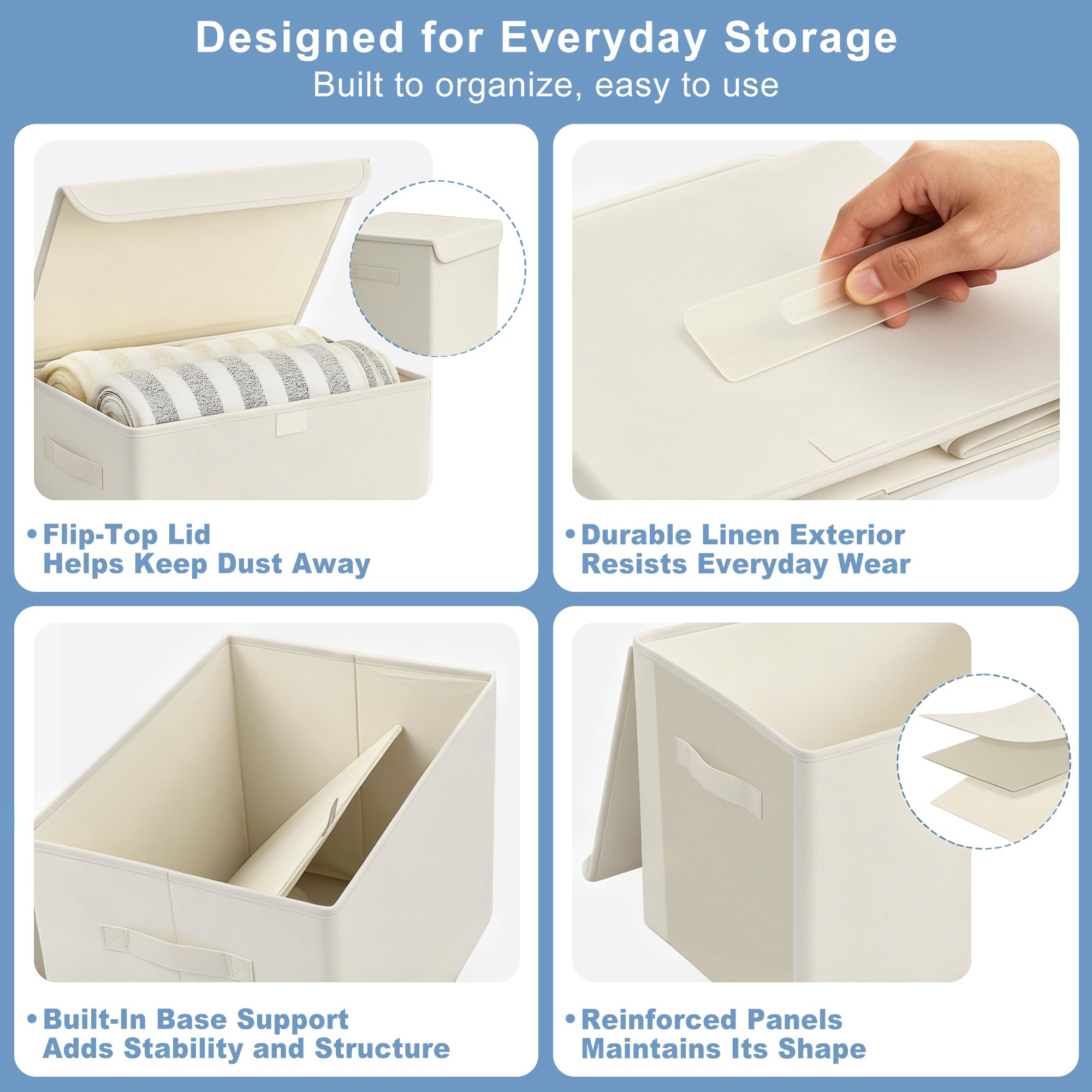 Bagnizer placed under bed to show low-profile scale and out-of-sight storage benefit