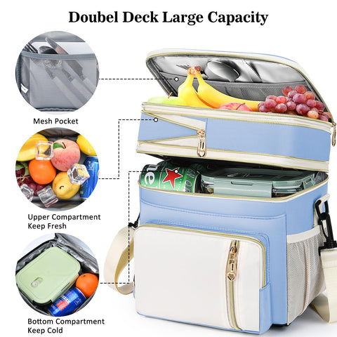 BAGNN expanded top open view highlighting extra 16L capacity benefit