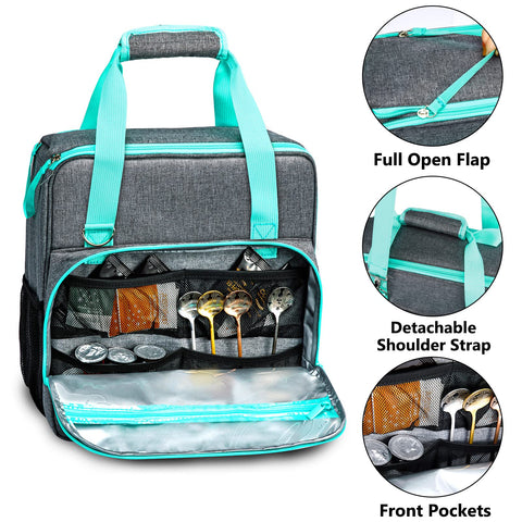 BAGSPRITE aluminum liner closeup for easy wipe-clean maintenance