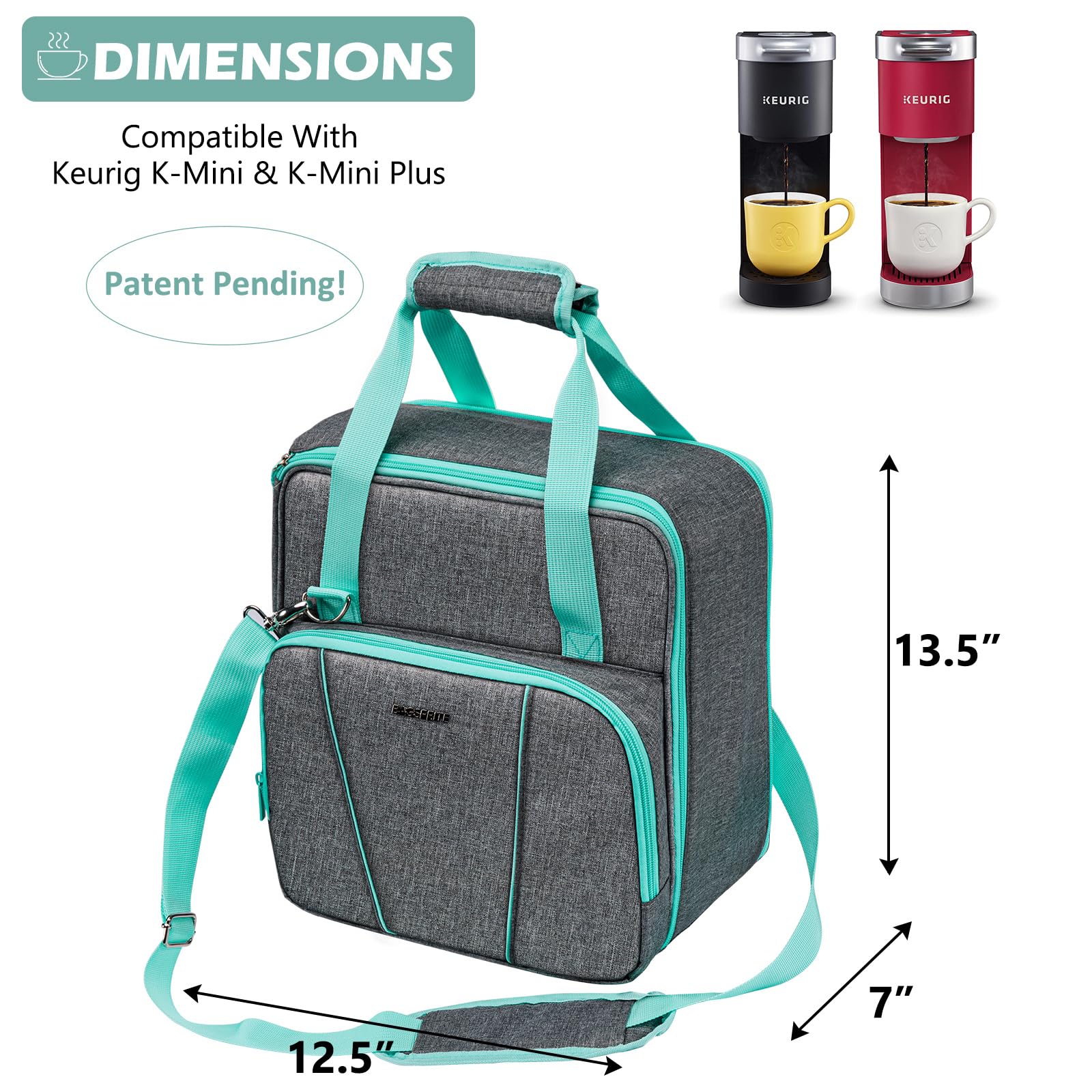 BAGSPRITE open top full access with easy insertion and removal benefit