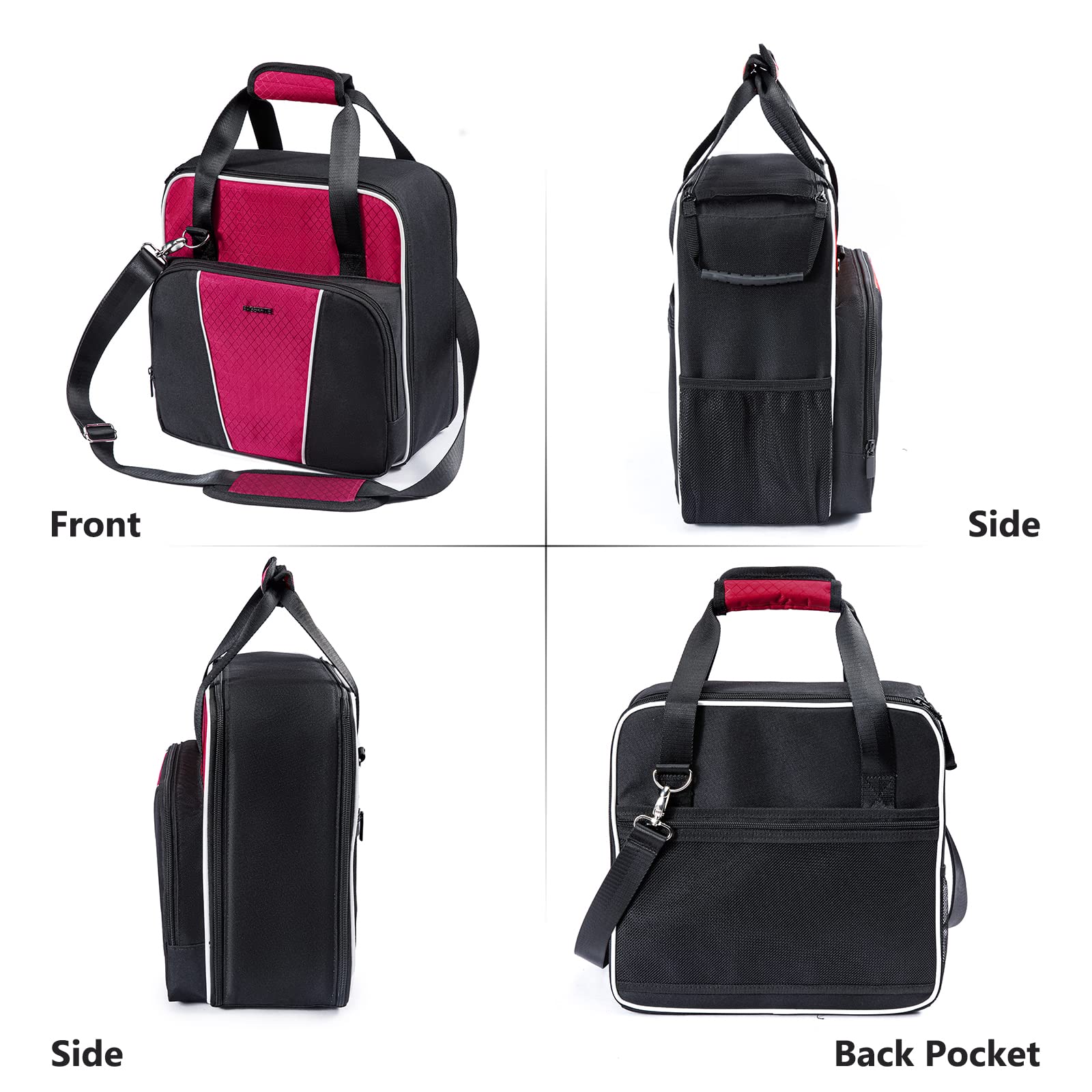 BAGSPRITE padded side and bottom protecting coffee maker during travel