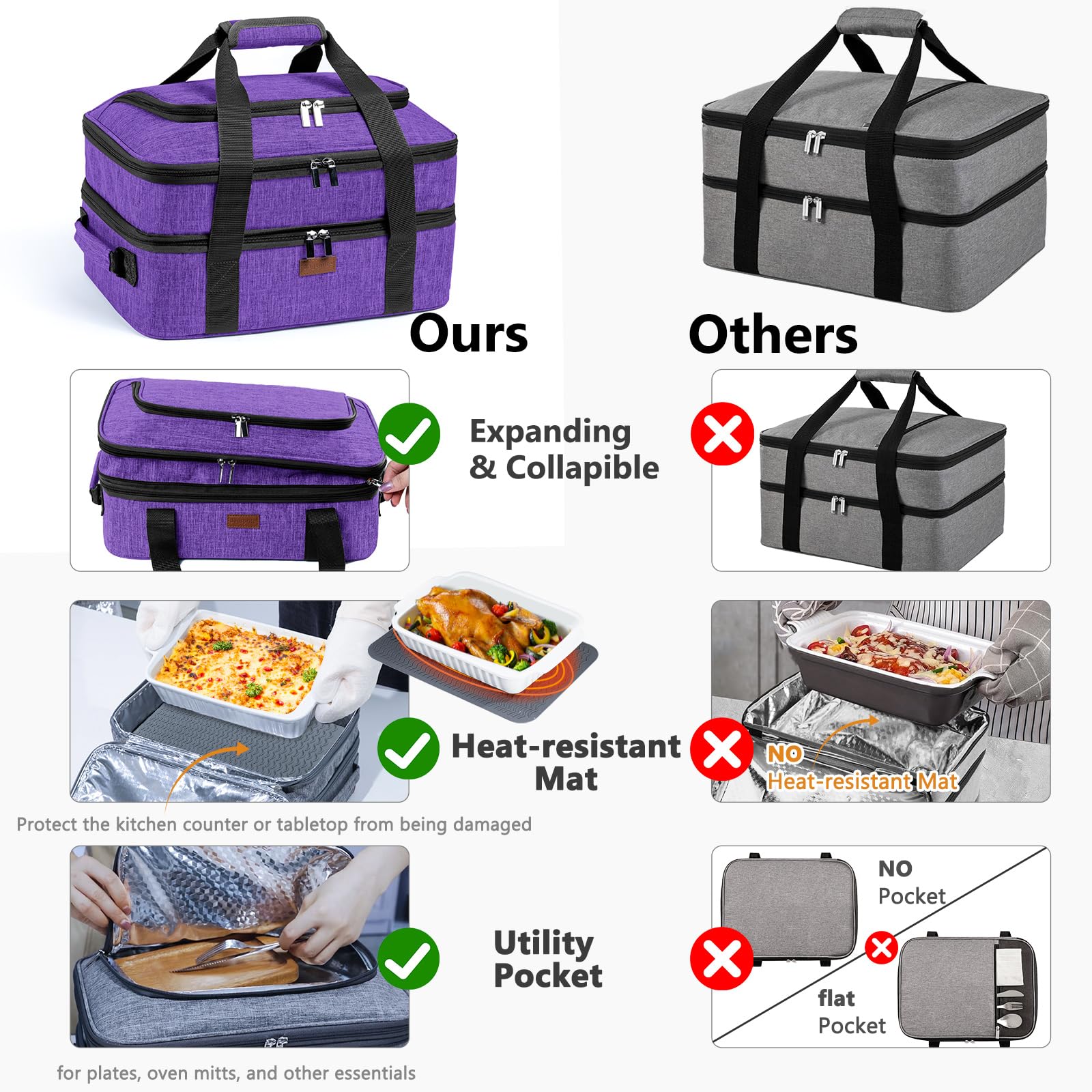 BAGSPRITE carrier at a table during dropoff showing reliable protection and presentation
