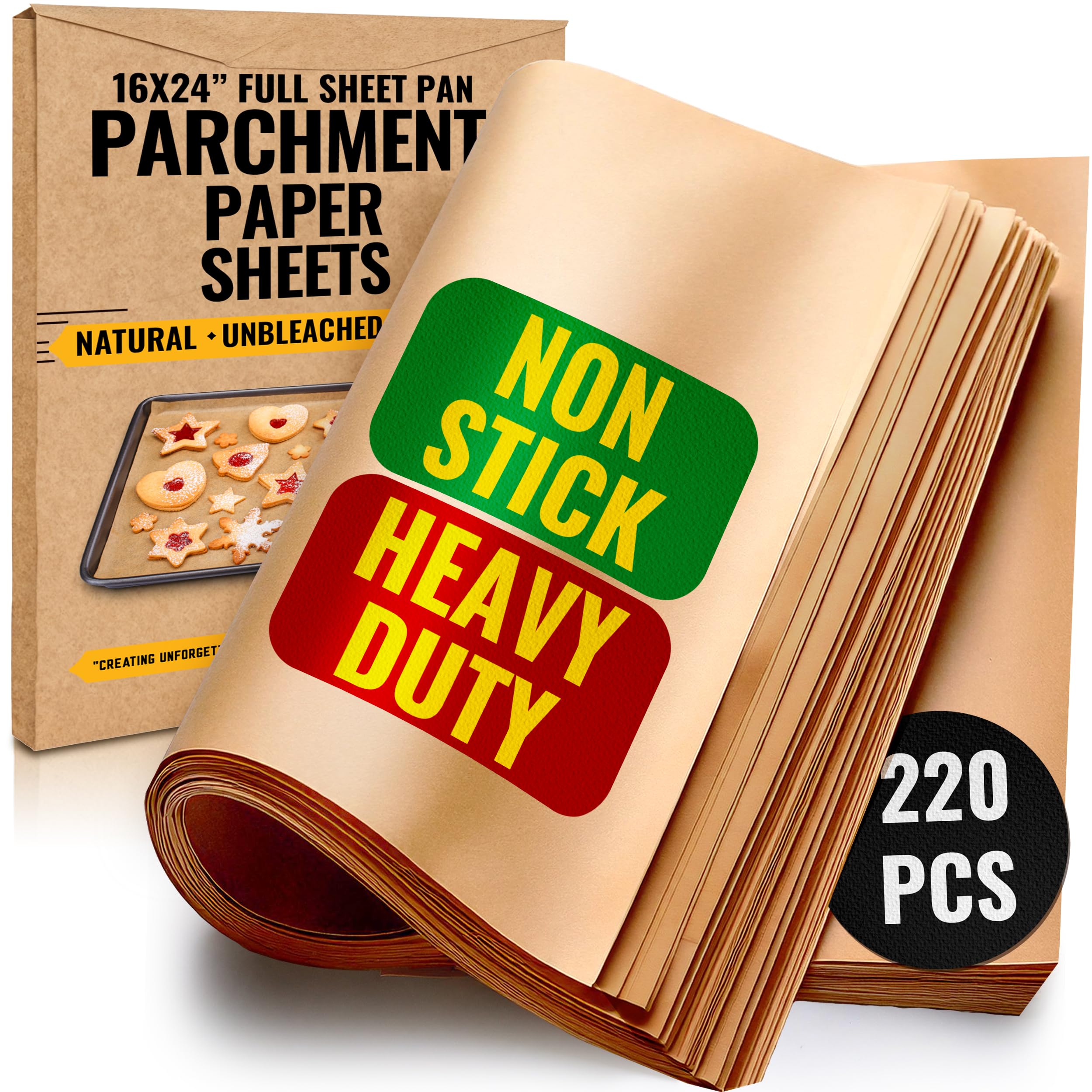 bakers signature front box showing 220 precut full sheet convenience