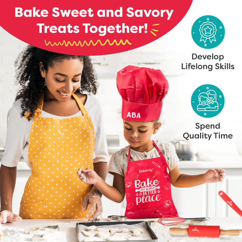 Baketivity compact carrying case packed with kit, enabling baking on the go