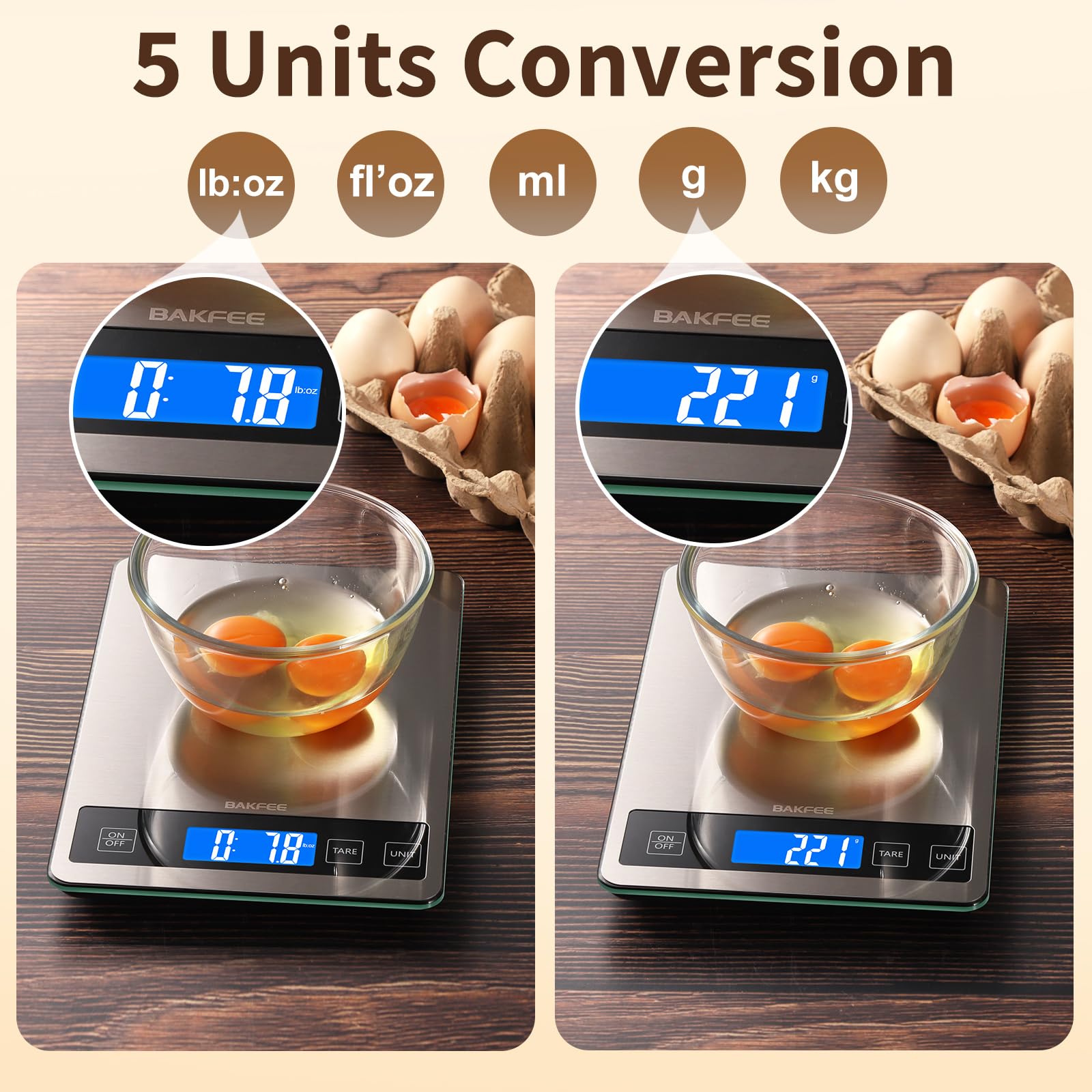 BakFee underside with hanging hook for space-saving storage and neat kitchen organization