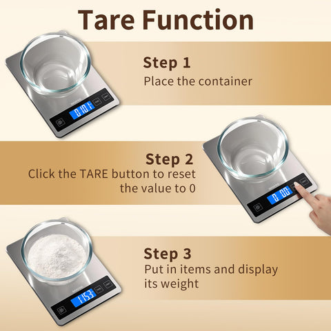 BakFee scale next to utensils to show size and scale for quick kitchen reference and portability