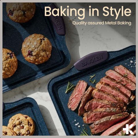 BAKKENMASTER baking set styled in kitchen showing practical everyday use