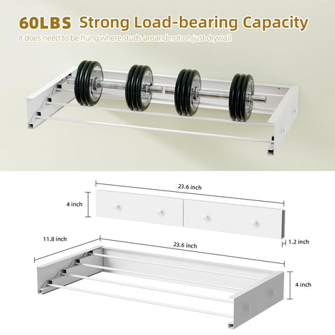 BAKON included screws anchors and instruction showing easy installation benefit