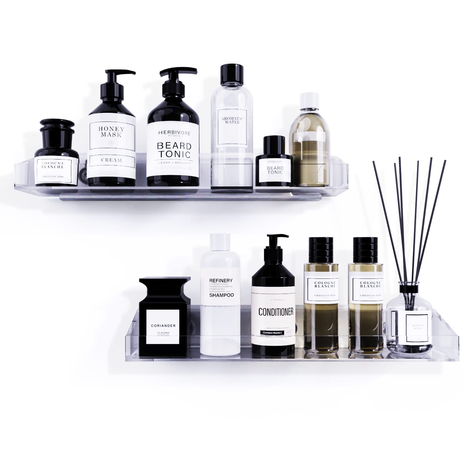 Bakzon lifestyle bathroom vanity setup showing clutter-free organization