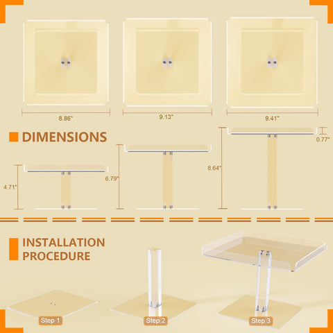 Bakzon three-tier assembled with scale comparison for stability and capacity