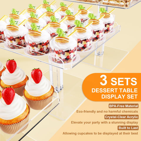 Bakzon tray in use on wedding dessert table creating a polished presentation