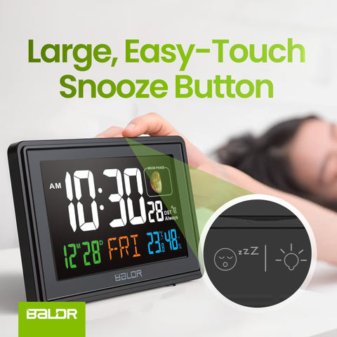 Baldr brightness comparison illustrating four dimmer levels for sleep