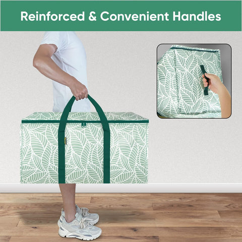 BALEINE folded bag flat for compact storage and space-saving benefit