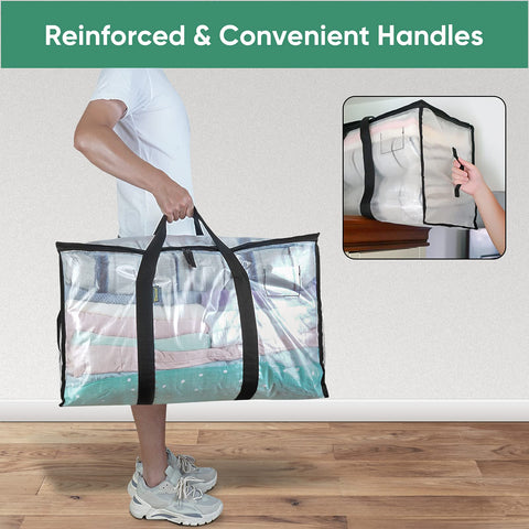 BALEINE folded flat tote for compact storage and space saving