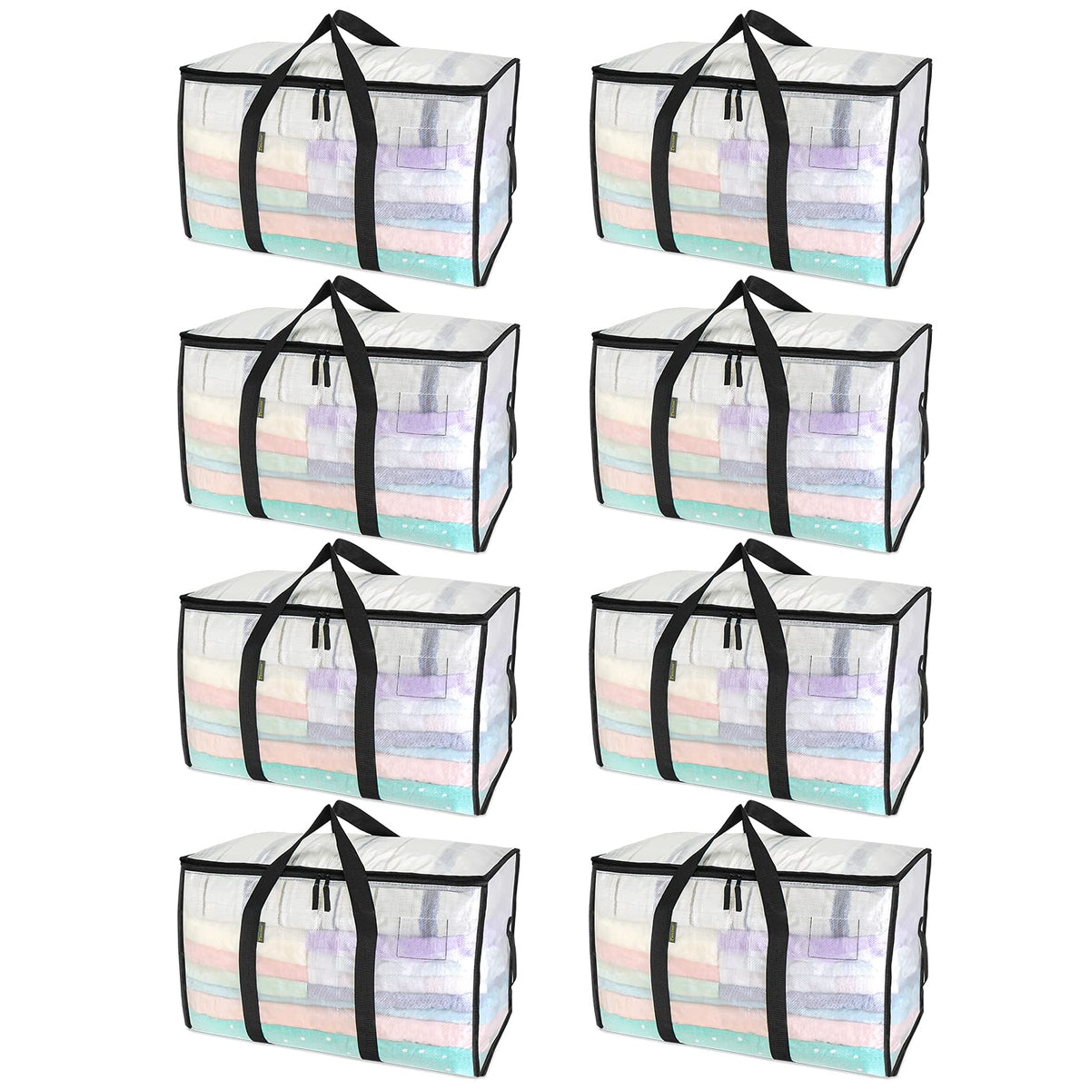 BALEINE front view of clear 8-pack showing volume and convenience