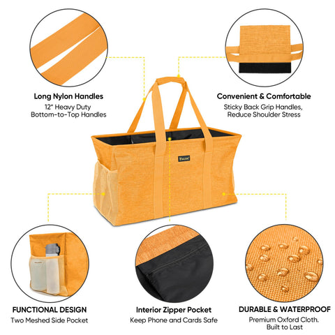 BALEINE reinforced bottom detail providing stable support for heavy loads