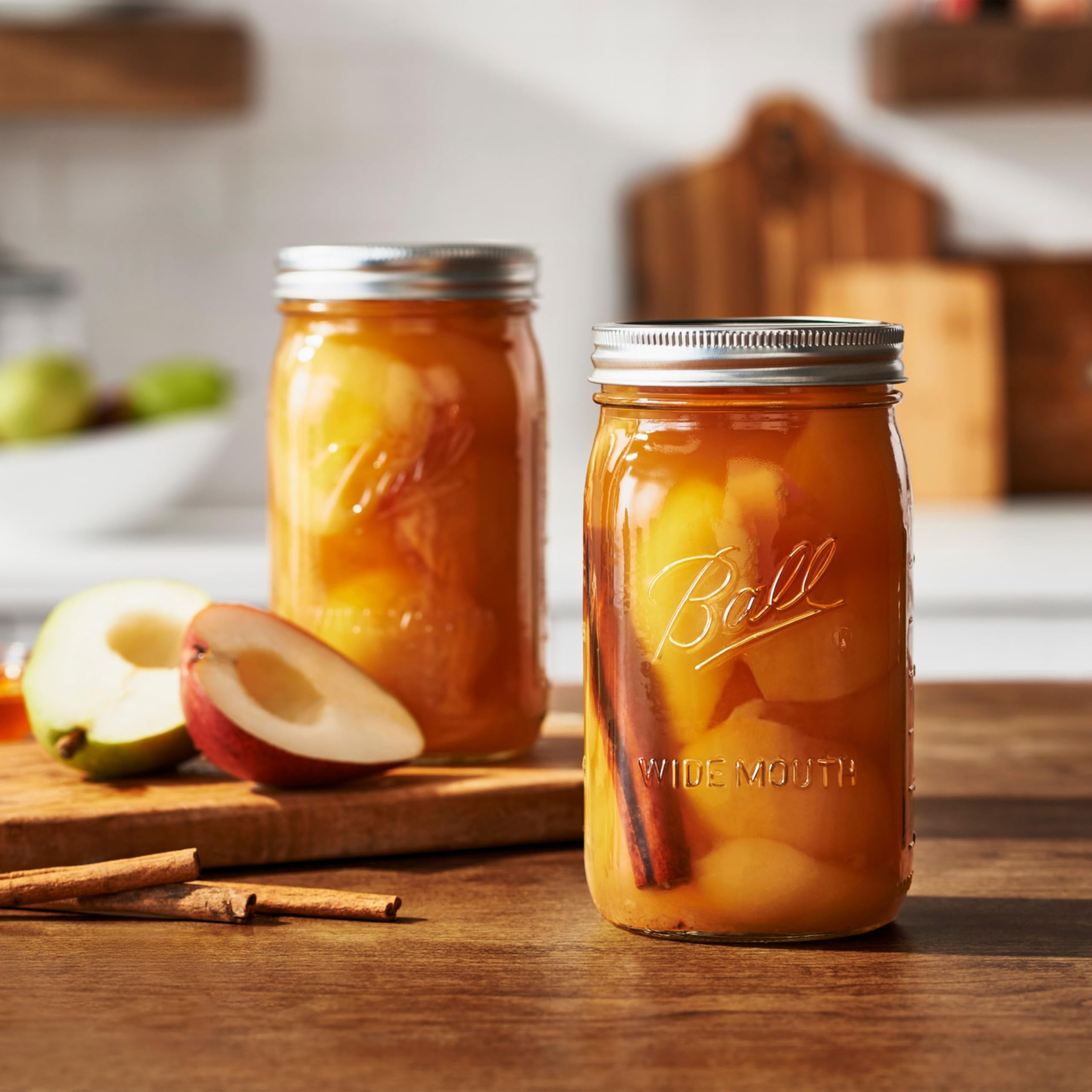 Ball decorated jar gift idea showing attractive reusable packaging