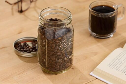 Ball jars filled with pickles in pantry illustrating organized storage