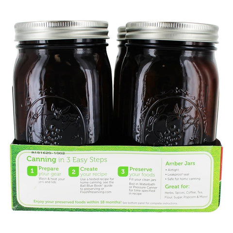 Ball quart jar filled with jam demonstrating attractive presentation benefit