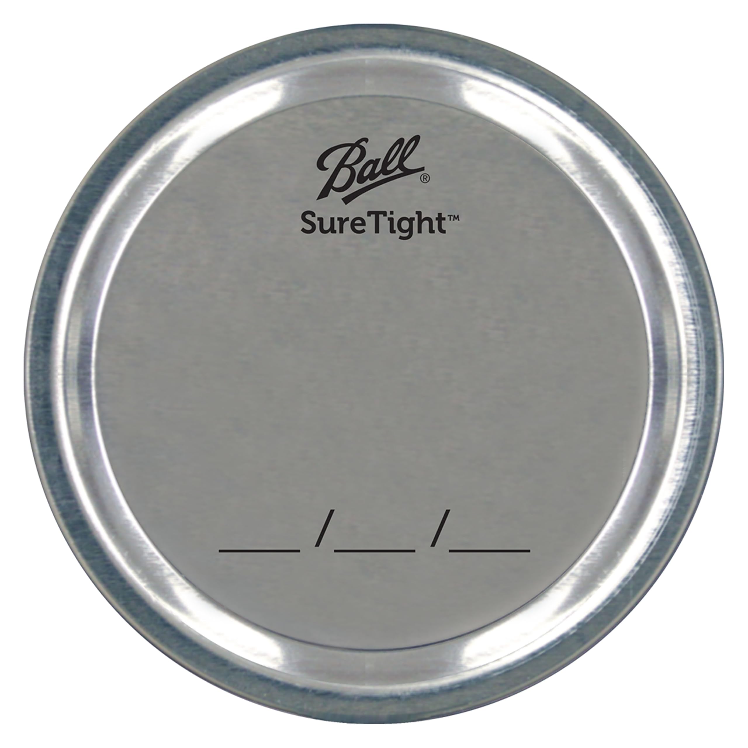 Ball lids stacked overhead highlighting bulk supply convenience