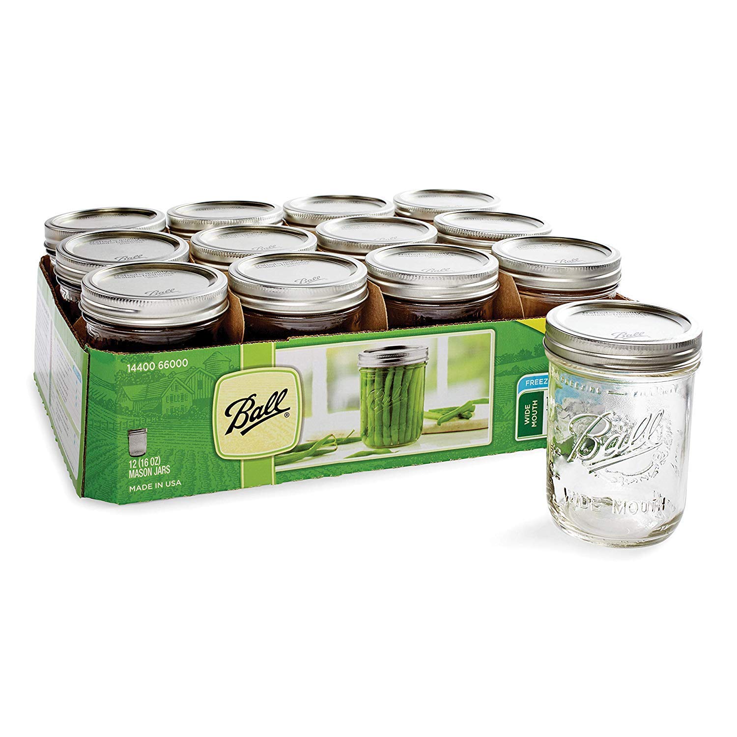 Ball jars on a crafting table illustrating decorating and gifting