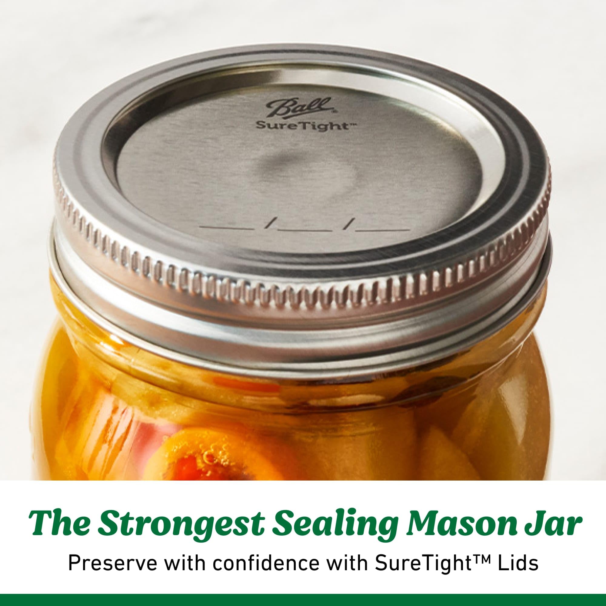 Ball jar filled with salsa on table highlighting serving and presentation benefit