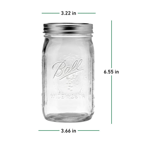 Ball jars styled on kitchen counter for versatile decor and gifting benefit