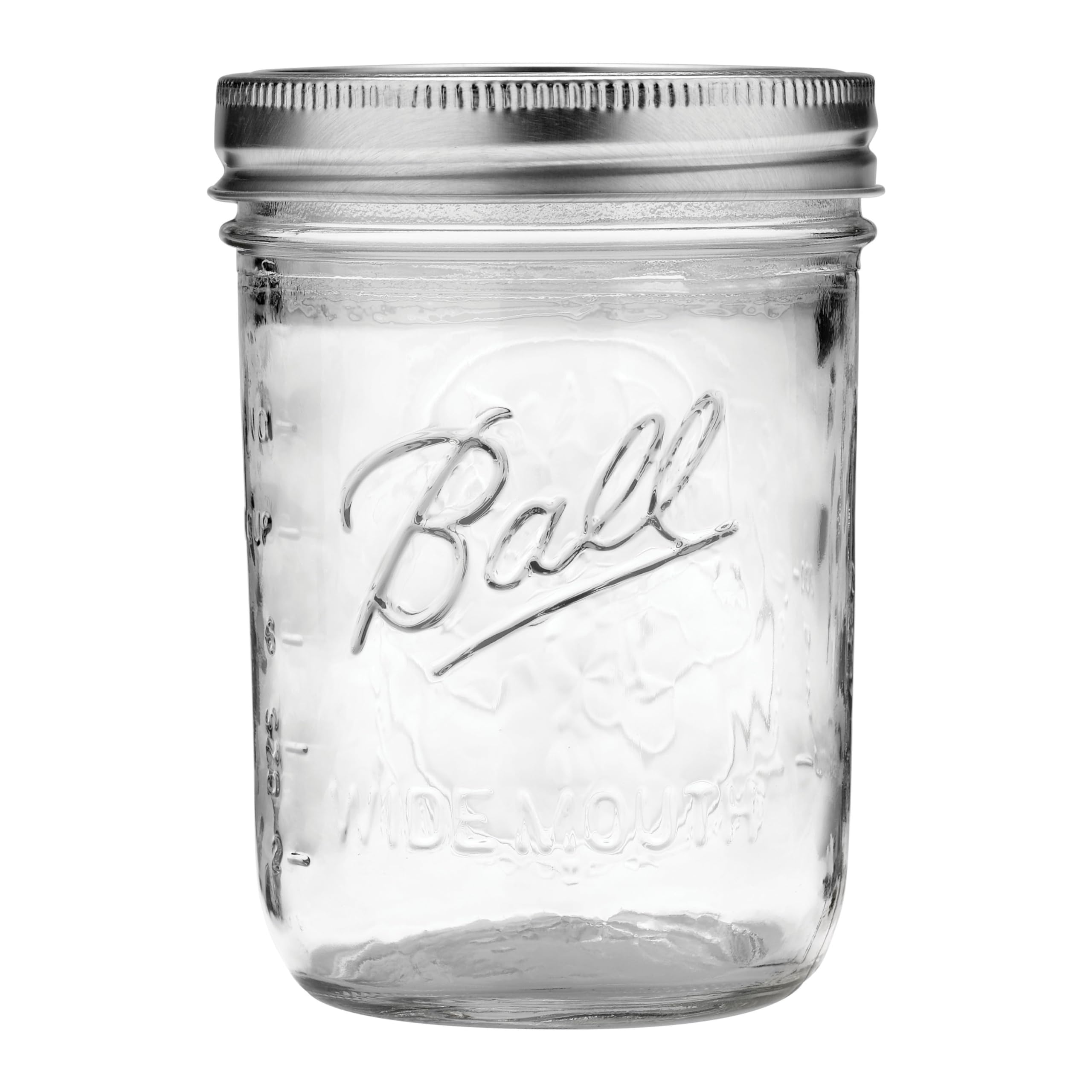 Ball top view of wide-mouth jar showing easy filling benefit