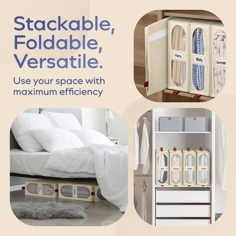 BAMBALIK folded flat to 0.7 inches for compact off-season storage