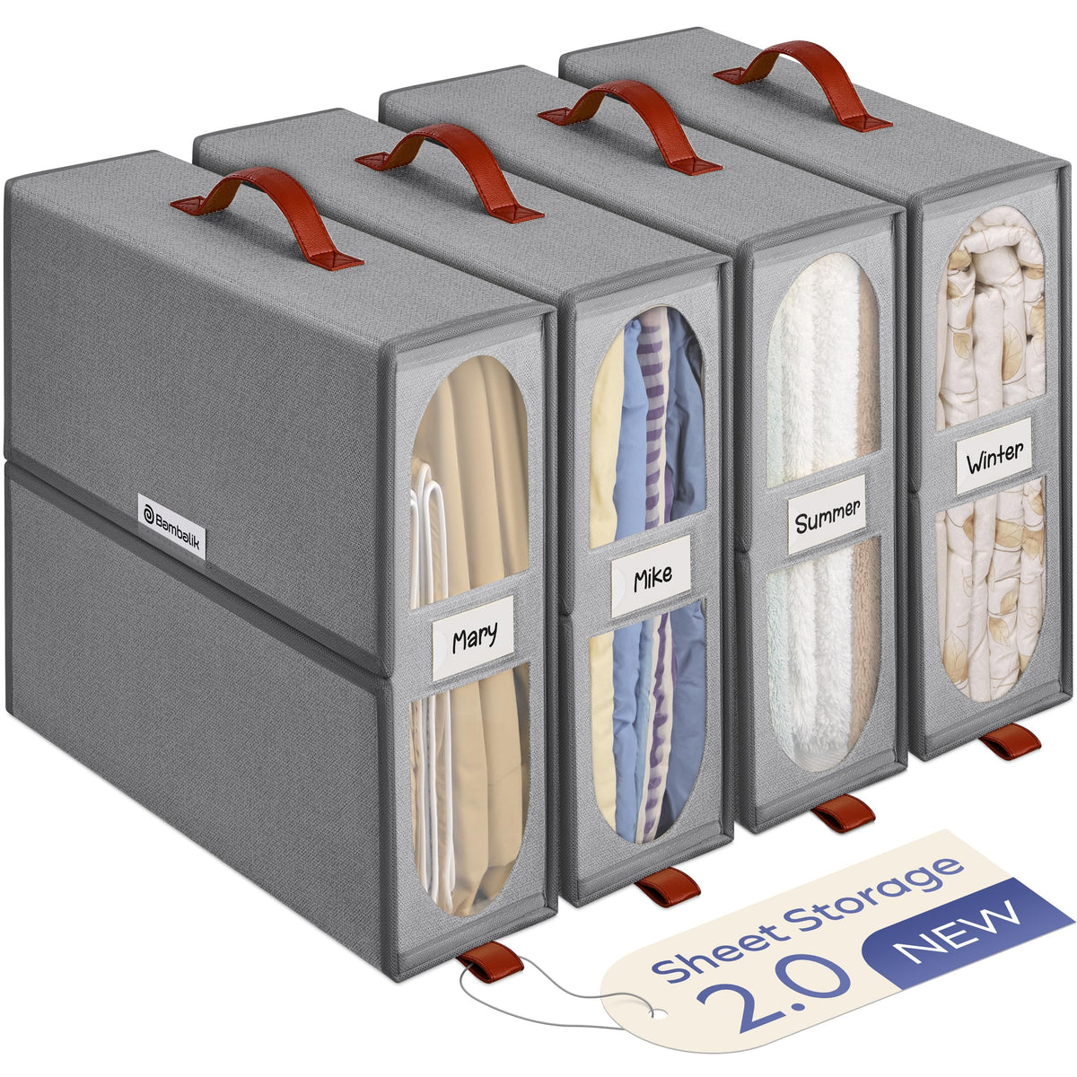 BAMBALIK front view showing gray pack organized and visible