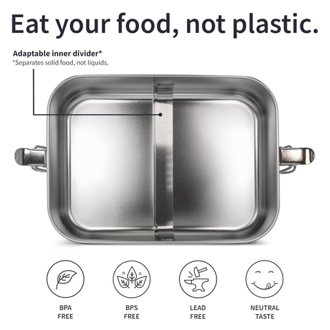 Bambaw close-up of clip and removable silicone seal ensuring leak-resistant performance