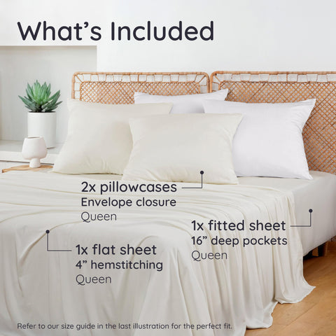 bambaw fitted sheet deep pocket detail fitting up to 16 inches for secure hold