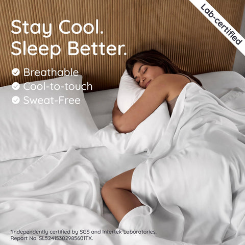 Bambaw flat sheet hem close-up showing neat 4-inch finish and durability