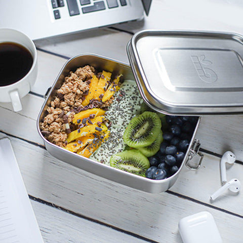 Bambaw lunch box inside dishwasher showing easy cleaning and practical maintenance