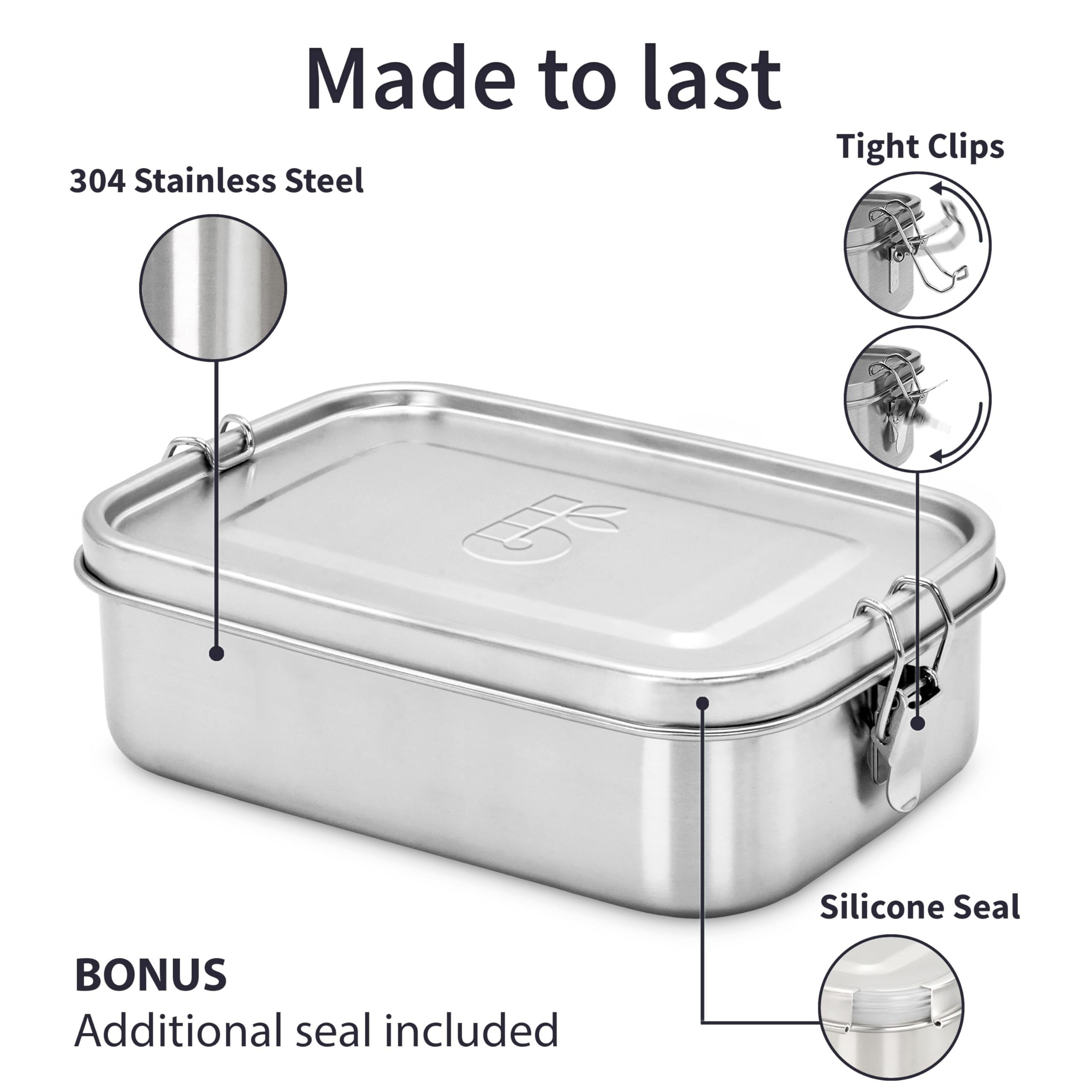 Bambaw open lunch box with adjustable divider for flexible meal portioning