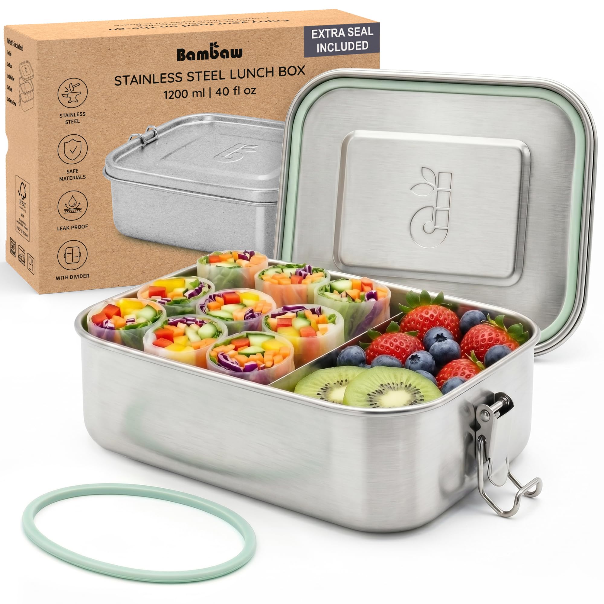 Bambaw front view showing robust metal box and secure clips for reliable protection